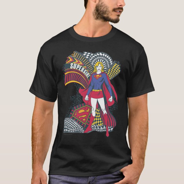 Supergirl Random World 1 T-Shirt (Front)