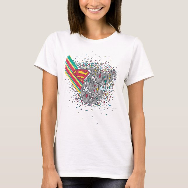 Supergirl Random World 2 T-Shirt (Front)