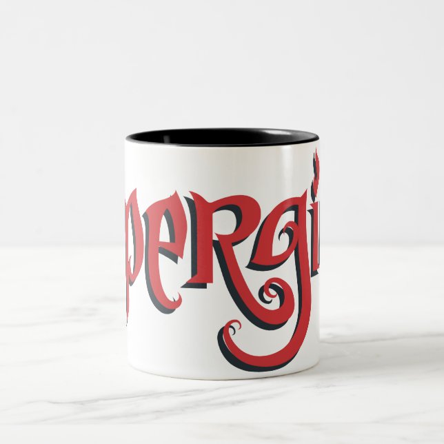Supergirl Red Logo Two-Tone Coffee Mug (Center)