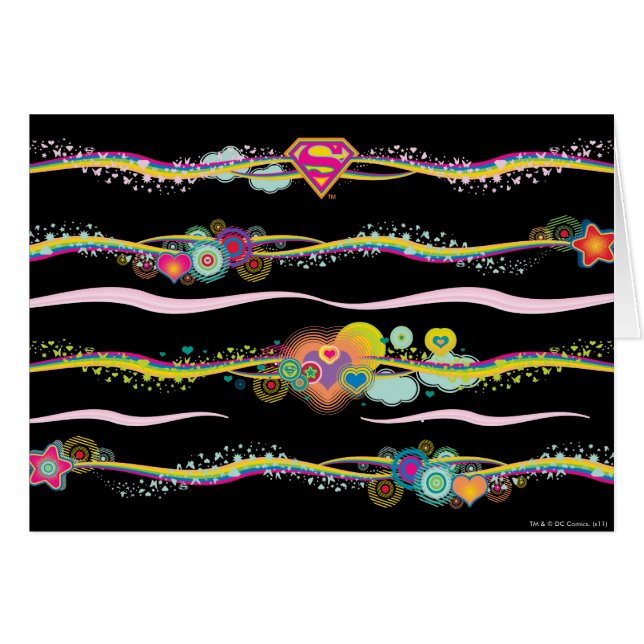 Supergirl Retro Rainbow (Front Horizontal)