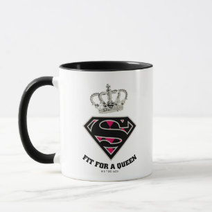 Supergirl S-Shield "Fit For A Queen" Mug