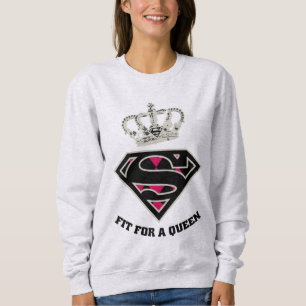 Supergirl S-Shield "Fit For A Queen" Sweatshirt