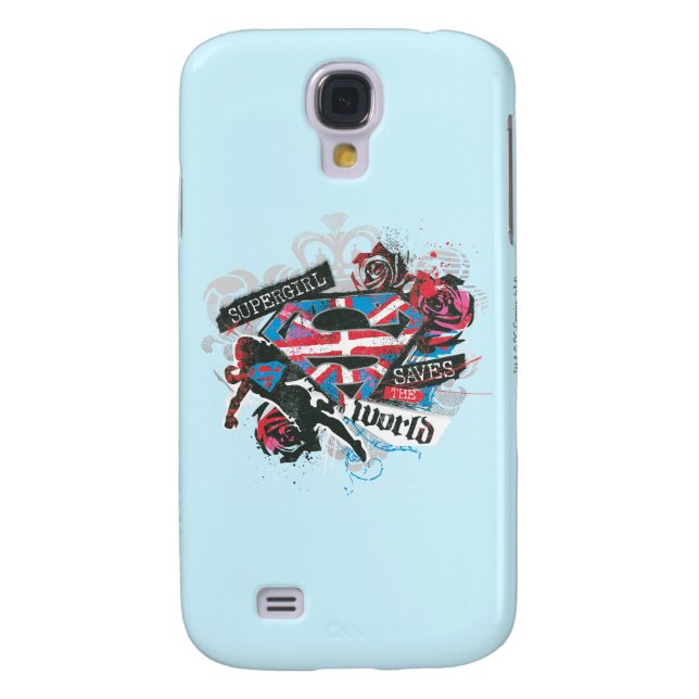 Supergirl Saves the World Case-Mate Samsung Galaxy Case (Back)