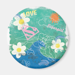 Supergirl Share the Spirit & Love Magnet