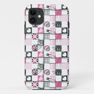 Supergirl Skulls and Pins Pattern Case-Mate iPhone Case