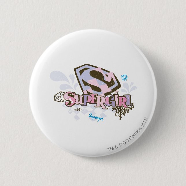 Supergirl So Fabulous 1 6 Cm Round Badge (Front)
