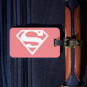 Supergirl Solid S-Shield Luggage Tag