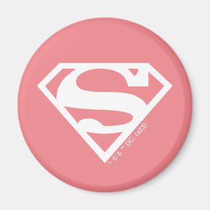 Supergirl Solid S-Shield Magnet