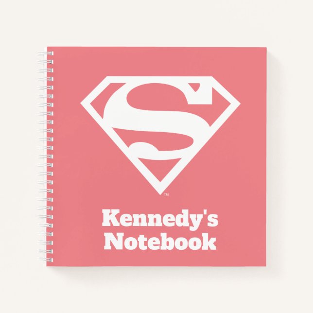 Supergirl Solid S-Shield Notebook (Front)