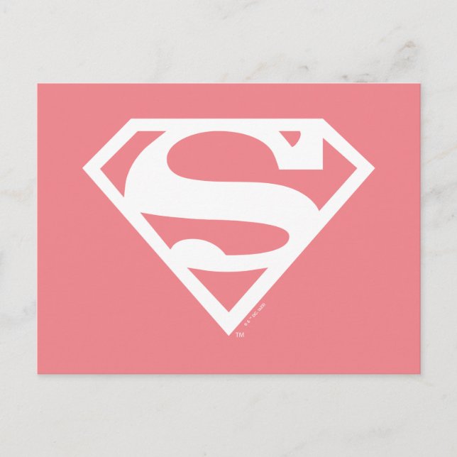 Supergirl Solid S-Shield Postcard (Front)