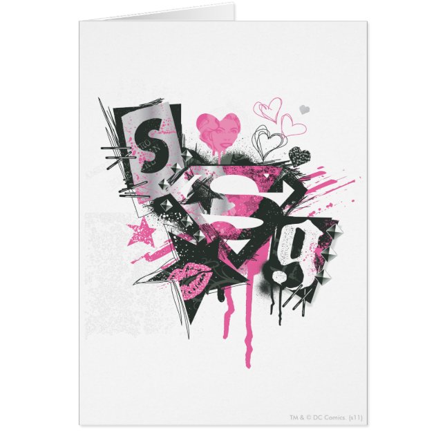 Supergirl Spills and Scribbles Collage (Front)