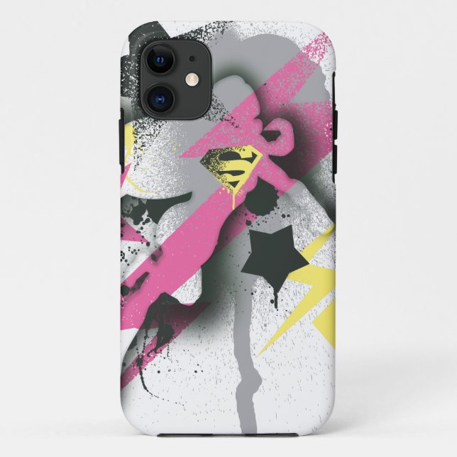 Supergirl Spray Paint Case-Mate iPhone Case (Back)