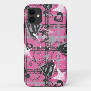 Supergirl Stars and Skulls Pattern Case-Mate iPhone Case