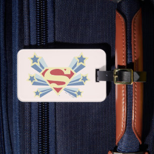Supergirl Stars S-Shield Luggage Tag