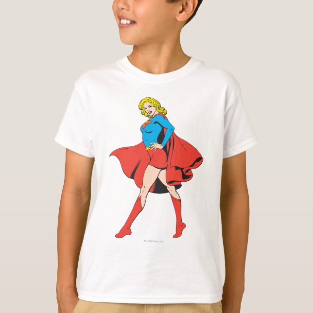Supergirl Strikes a Pose T-Shirt (Front)