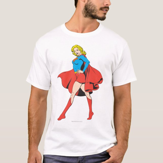 Supergirl Strikes a Pose T-Shirt (Front)