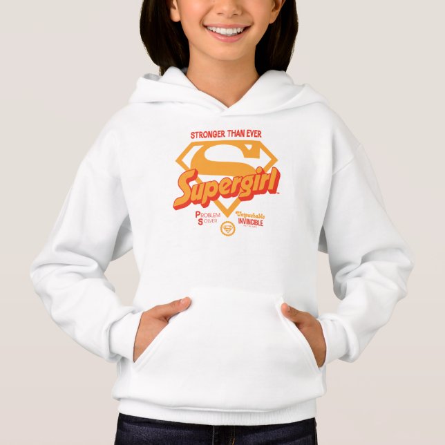 Supergirl Stronger Than Ever Retro Graphic (Front)