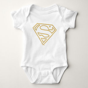 Supergirl Studded S-Shield Baby Bodysuit