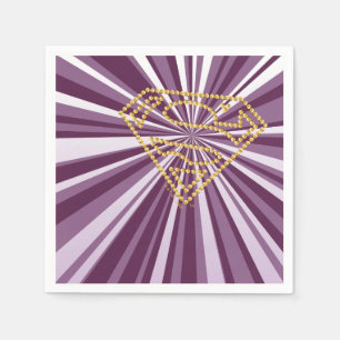 Supergirl Studded S-Shield Napkin