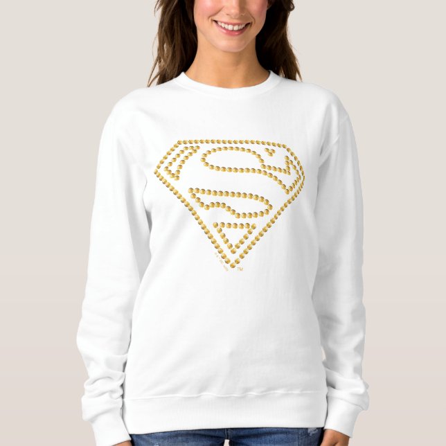Supergirl Studded S-Shield Sweatshirt (Front)