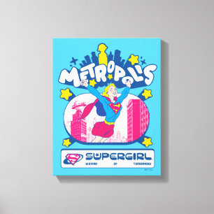 Supergirl Super Pop Woman of Tomorrow Canvas Print