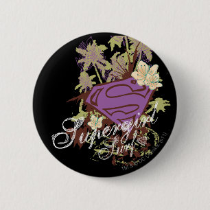 Supergirl Surf Logo 6 Cm Round Badge