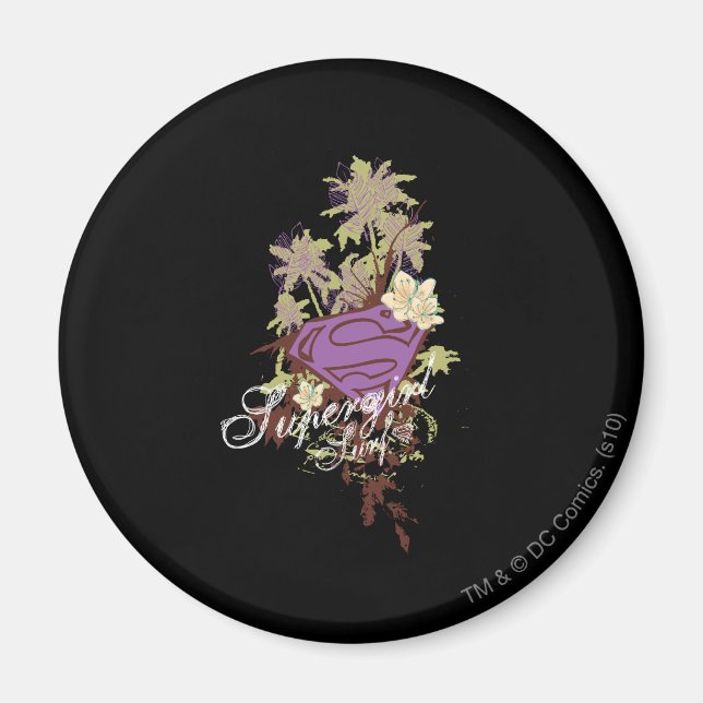 Supergirl Surf Logo Magnet (Front)