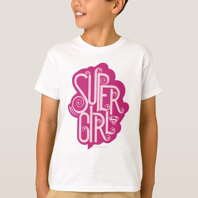 Supergirl Swirl 1 T-Shirt (Front)