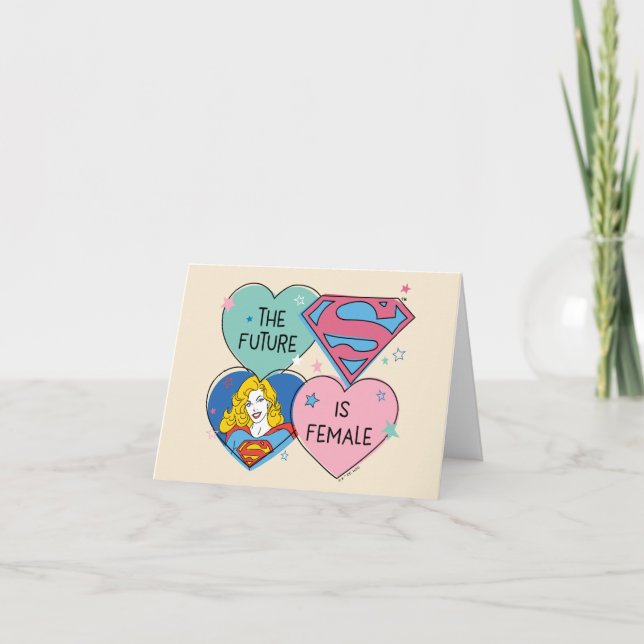 Supergirl "The Future Is Female" Note Card (Front)