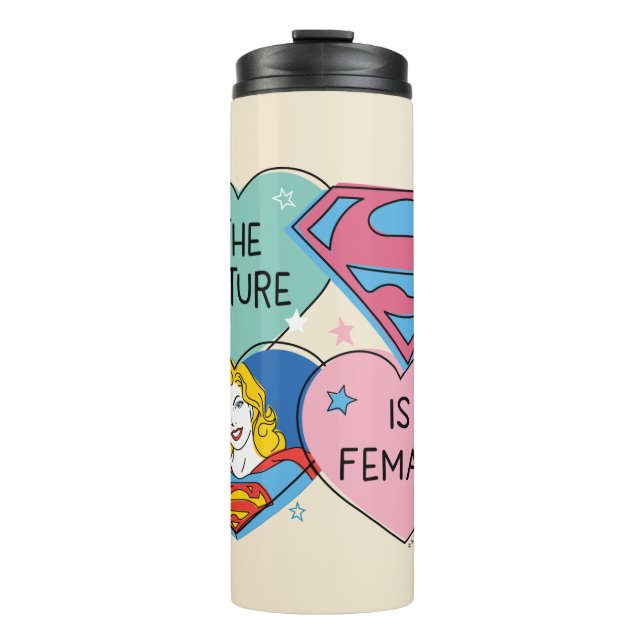 Supergirl "The Future Is Female" Thermal Tumbler (Front)