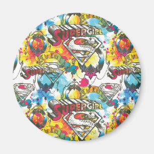Supergirl The Lux Pattern Magnet