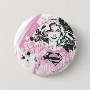 Supergirl Totally Fabulous 6 Cm Round Badge