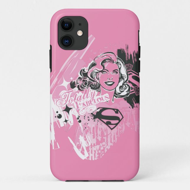Supergirl Totally Fabulous Case-Mate iPhone Case (Back)