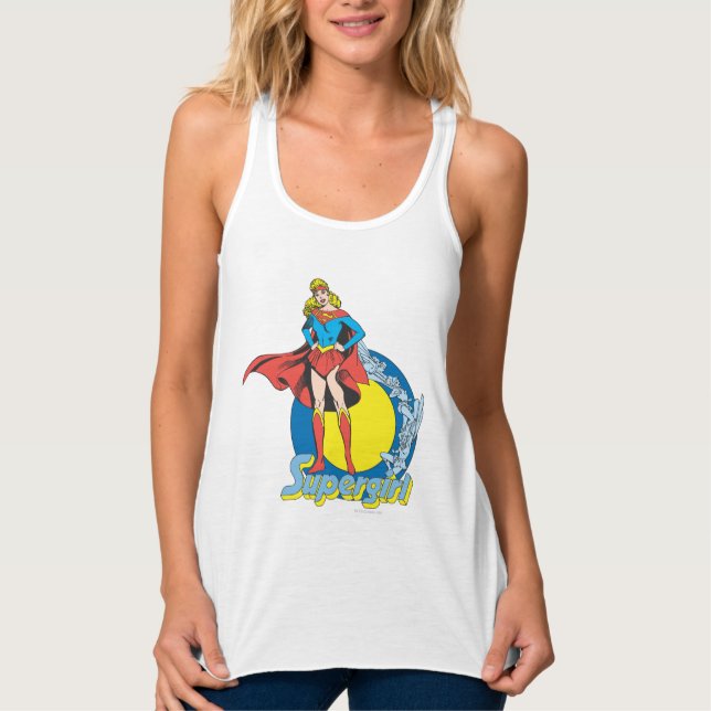 Supergirl with Logo Singlet (Front)