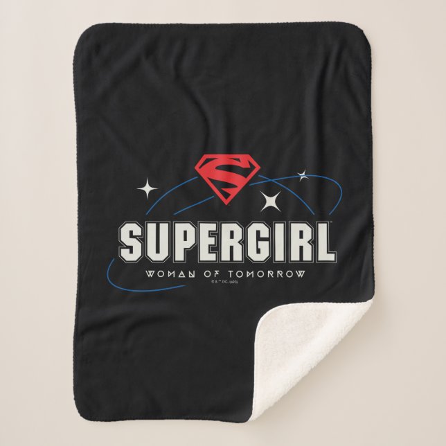 Supergirl Woman of Tomorrow Sherpa Blanket (Front)