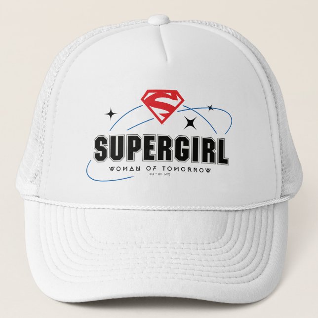 Supergirl Woman of Tomorrow Trucker Hat (Front)
