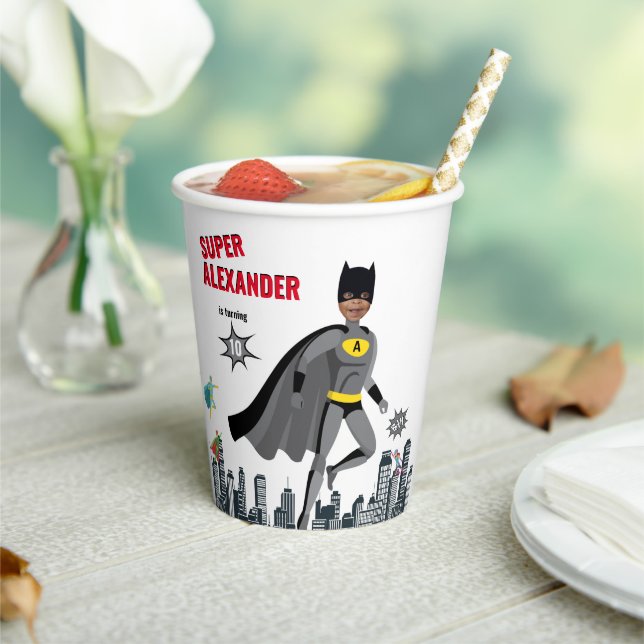 Superhero Amazing Unique Boy Fabulous Paper Cups (Insitu)