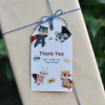 Superhero Animals Cute Kids Birthday Gift Tags<br><div class="desc">Our ”Superhero Cute Animals Birthday” collection features various superhero animals dressed in capes and masks with retro sayings pasted around them. Paired with cute typography this collection is perfect for your kids birthday. Check out our store for more matching items.</div>