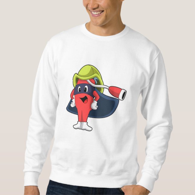 Superhero as Firefighter Sweatshirt (Front)