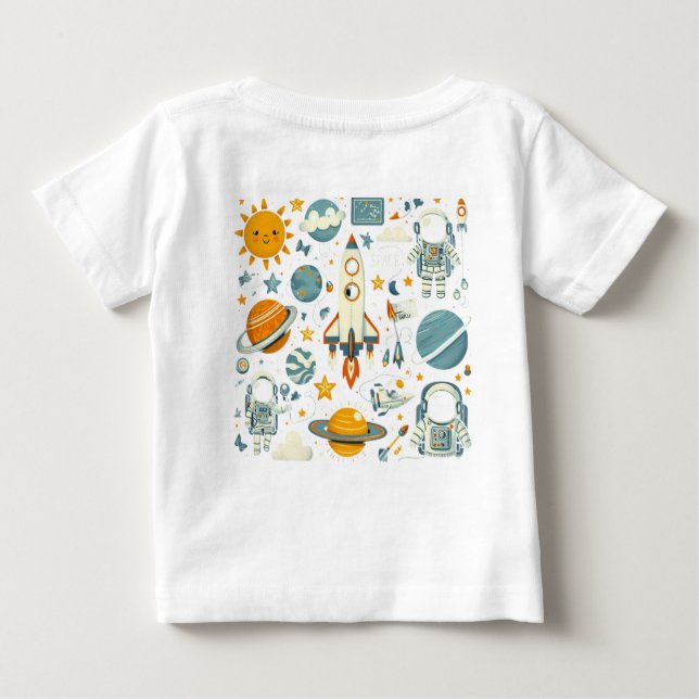  Superhero Baby Baby T-Shirt (Back)