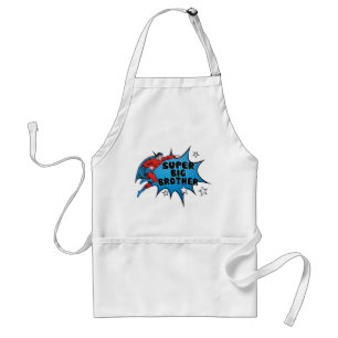 Superhero Becoming a Big Brother Standard Apron