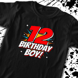 Superhero Birthday - 12 Year Old - 12th Birthday T-Shirt