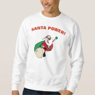 Superhero Black Santa Power Shirt