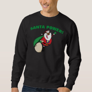Superhero Black Santa Power Shirt