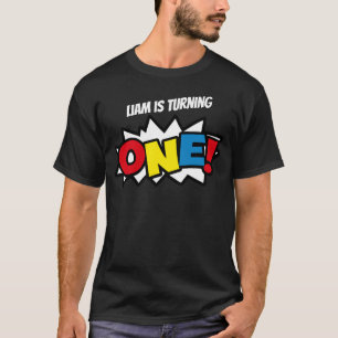 Superhero Black T-shirt, Birthday Outfit T-Shirt