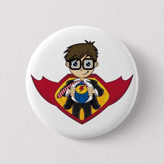 Superhero Boy Badge (Front)