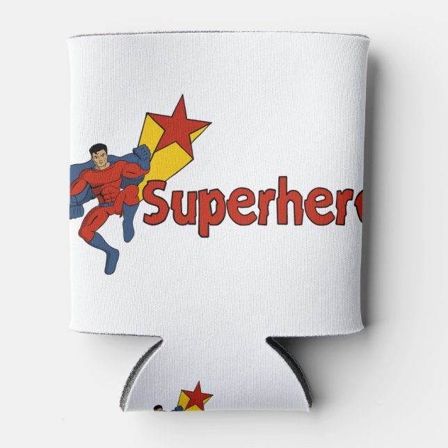 Superhero Can Cooler (Front)
