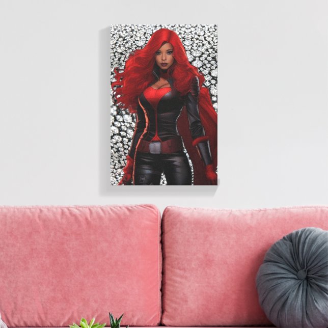 Superhero Canvas Print (Insitu(LivingRoom))