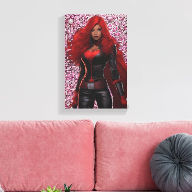 Superhero Canvas Print (Insitu(LivingRoom))