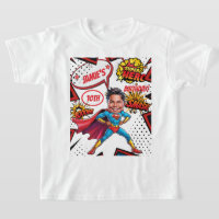 Superhero Caricature Action-Packed Boys Birthday